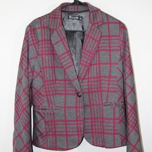 New York and company plaid blazer